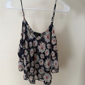 Exist Black Floral Top